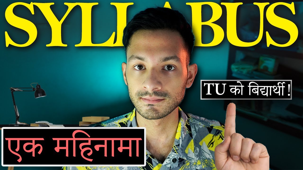 I tried to complete my *SYLLABUS* in 1 month!